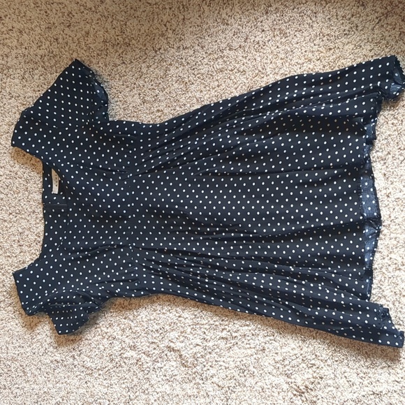 Dresses & Skirts - Black and white polka dot dress
